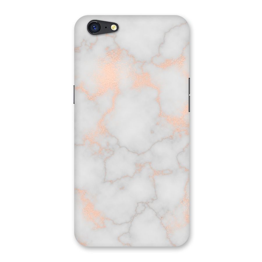 RoseGold Marble Back Case for Oppo A71