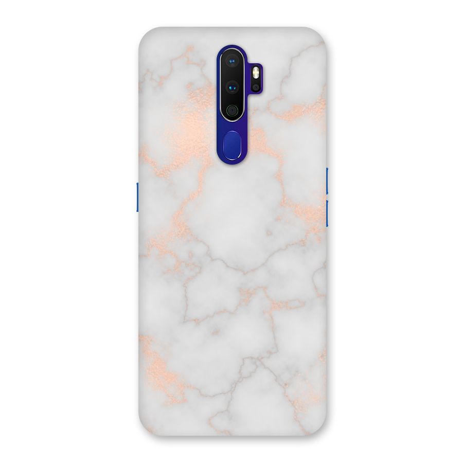 RoseGold Marble Back Case for Oppo A9 (2020)