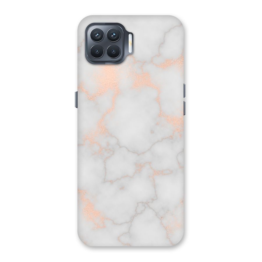 RoseGold Marble Back Case for Oppo F17 Pro