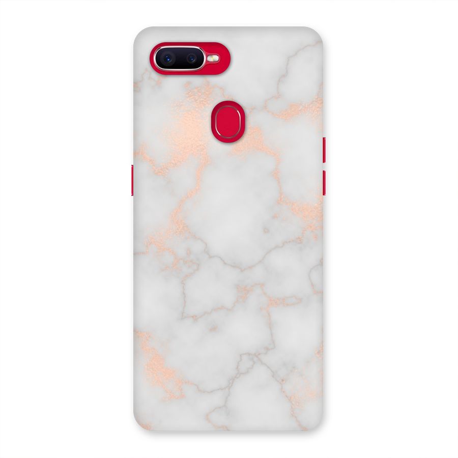 RoseGold Marble Back Case for Oppo F9 Pro