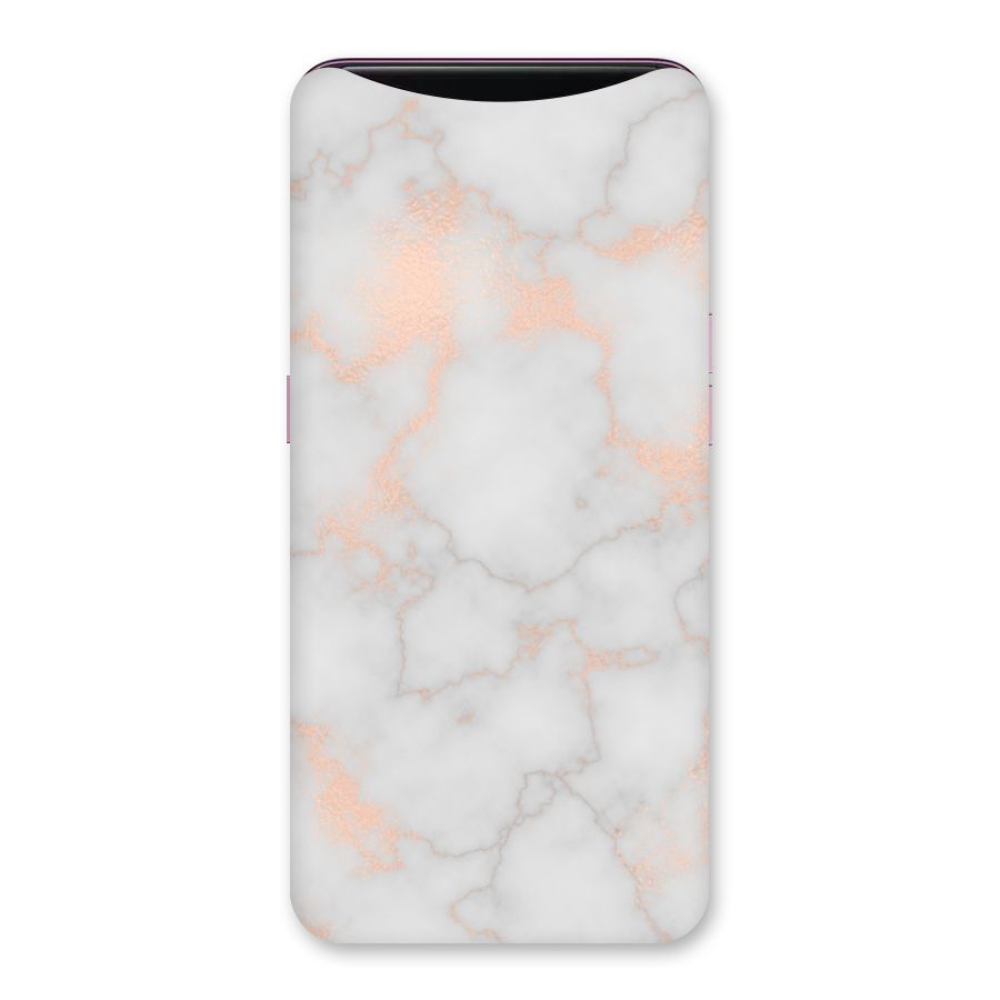 RoseGold Marble Back Case for Oppo Find X