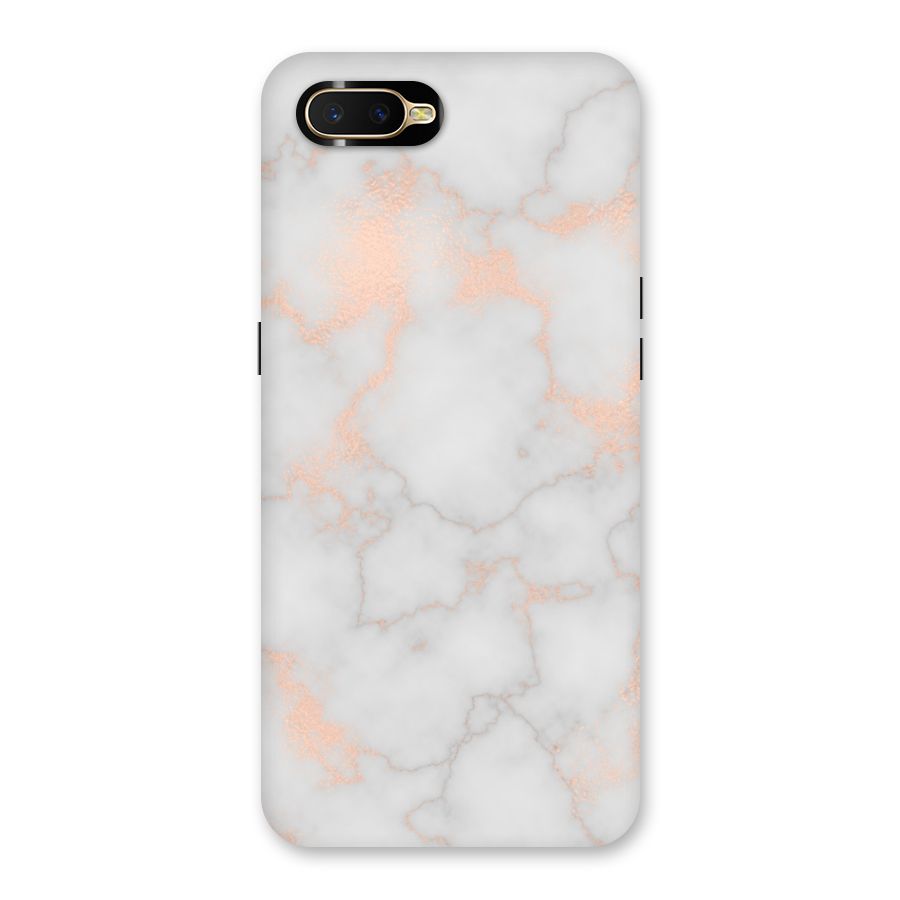 RoseGold Marble Back Case for Oppo K1