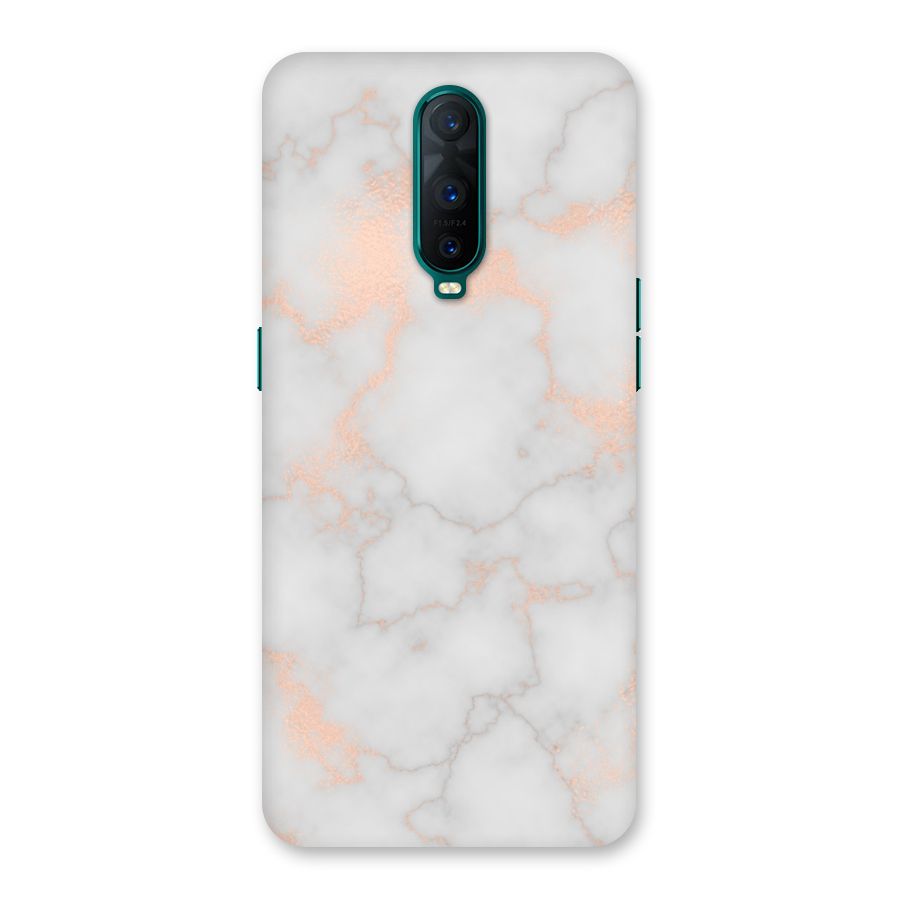RoseGold Marble Back Case for Oppo R17 Pro