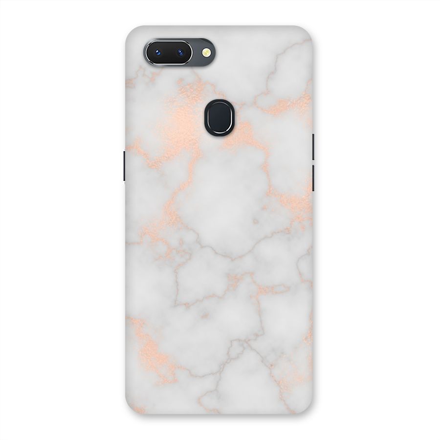 RoseGold Marble Back Case for Oppo Realme 2