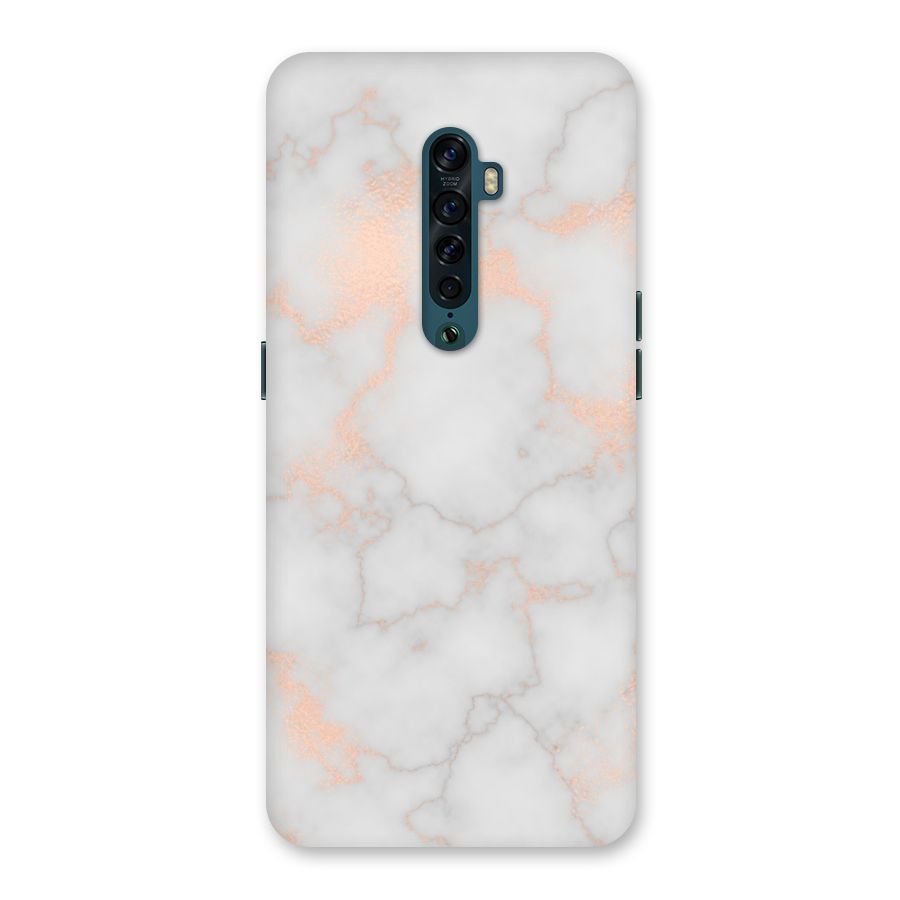 RoseGold Marble Back Case for Oppo Reno2