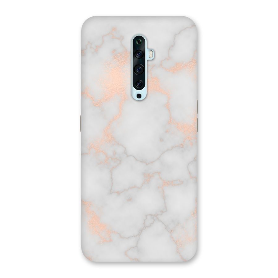 RoseGold Marble Back Case for Oppo Reno2 F