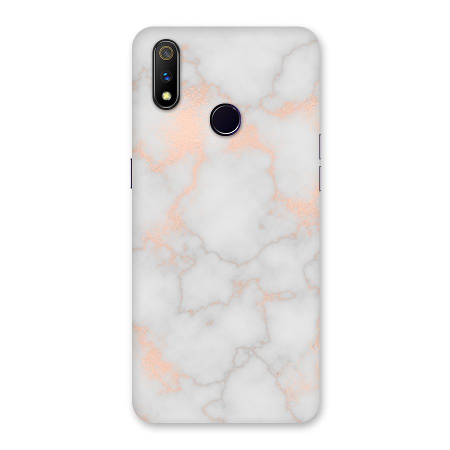 RoseGold Marble Back Case for Realme 3 Pro