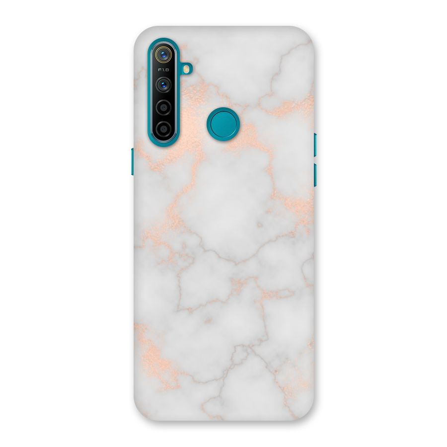 RoseGold Marble Back Case for Realme 5i