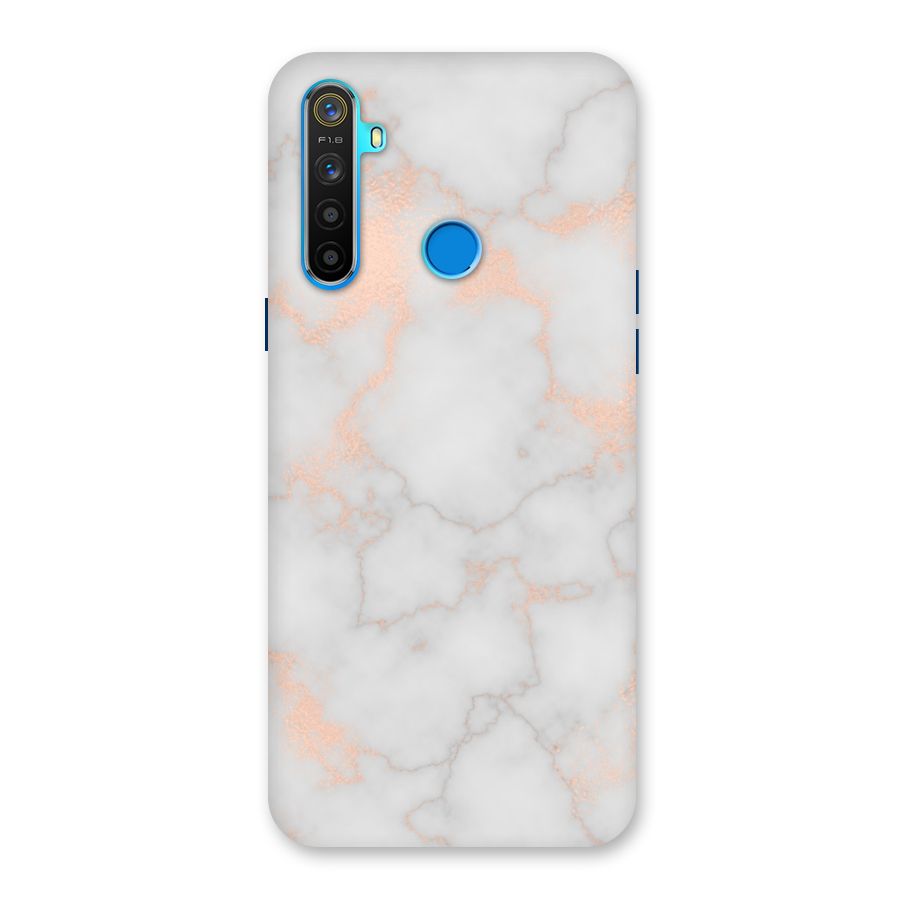 RoseGold Marble Back Case for Realme 5s