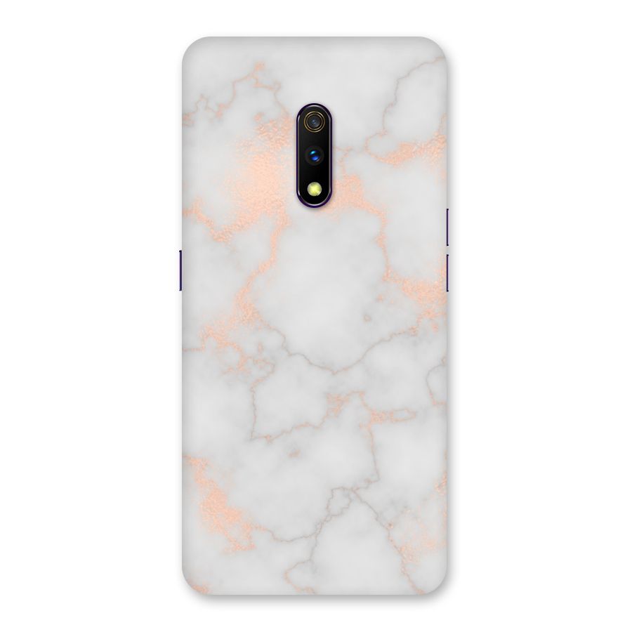 RoseGold Marble Back Case for Realme X