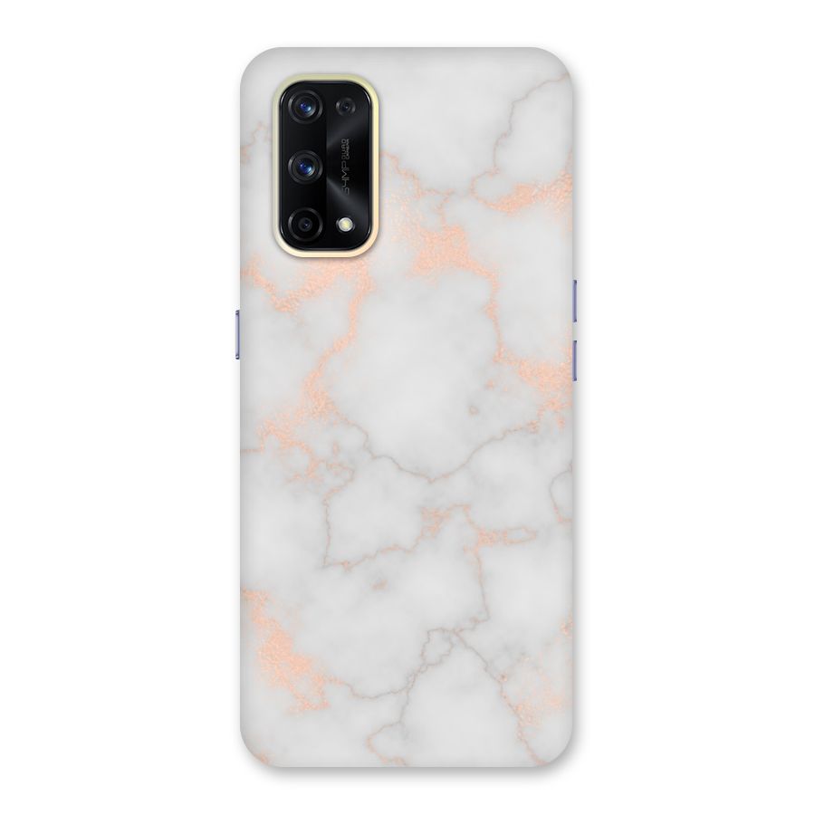RoseGold Marble Glass Back Case for Realme X7 Pro