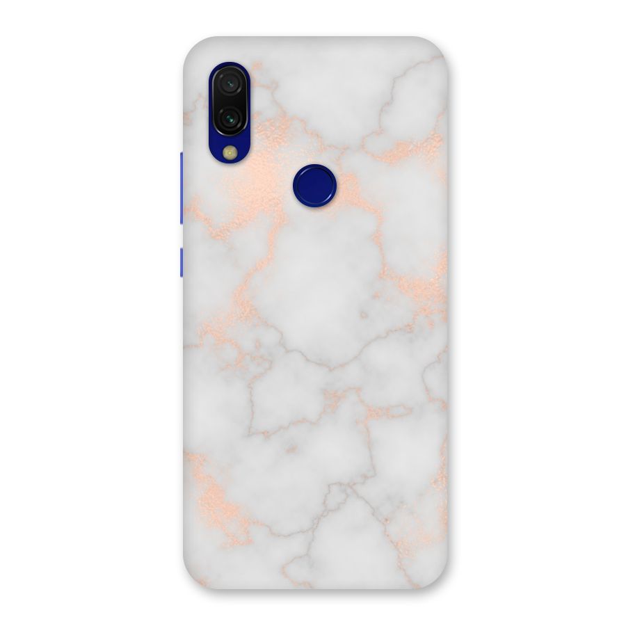 RoseGold Marble Back Case for Redmi 7