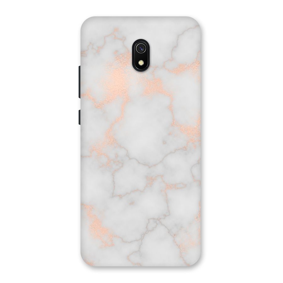 RoseGold Marble Back Case for Redmi 8A