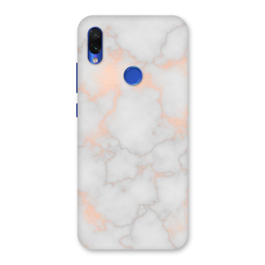 RoseGold Marble Back Case for Redmi Note 7S