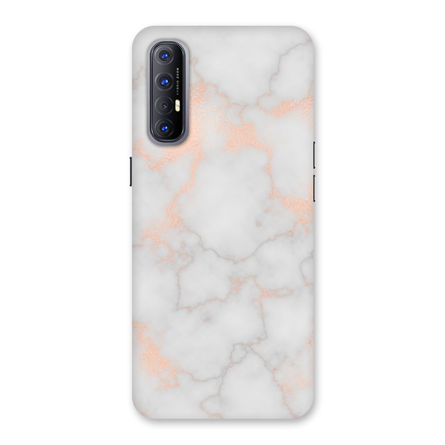 RoseGold Marble Back Case for Reno3 Pro
