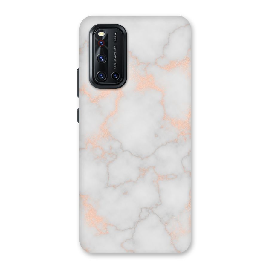 RoseGold Marble Back Case for Vivo V19