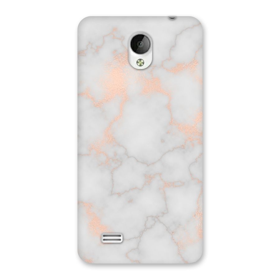 RoseGold Marble Back Case for Vivo Y21