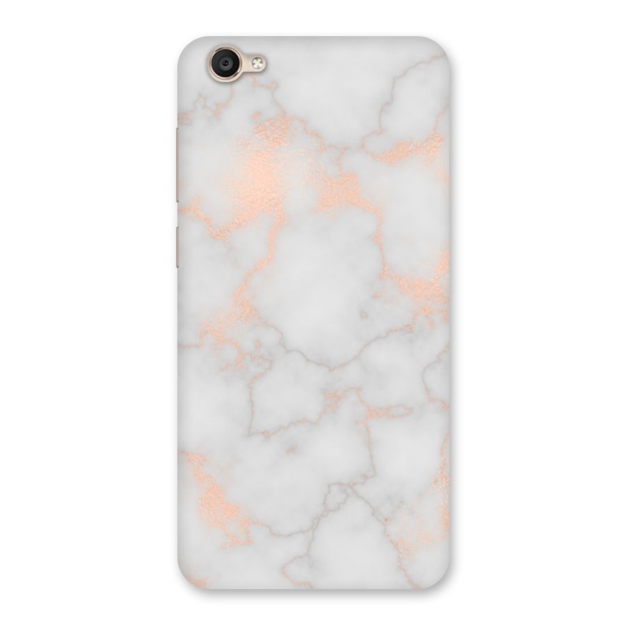 RoseGold Marble Back Case for Vivo Y55s