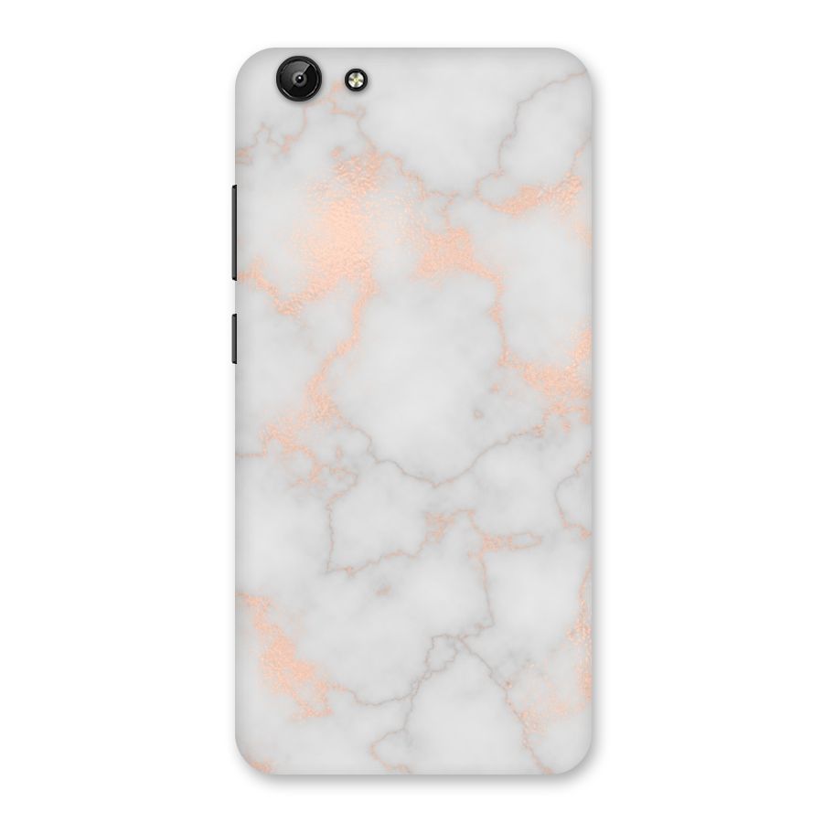 RoseGold Marble Back Case for Vivo Y69