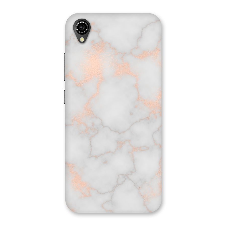 RoseGold Marble Back Case for Vivo Y90