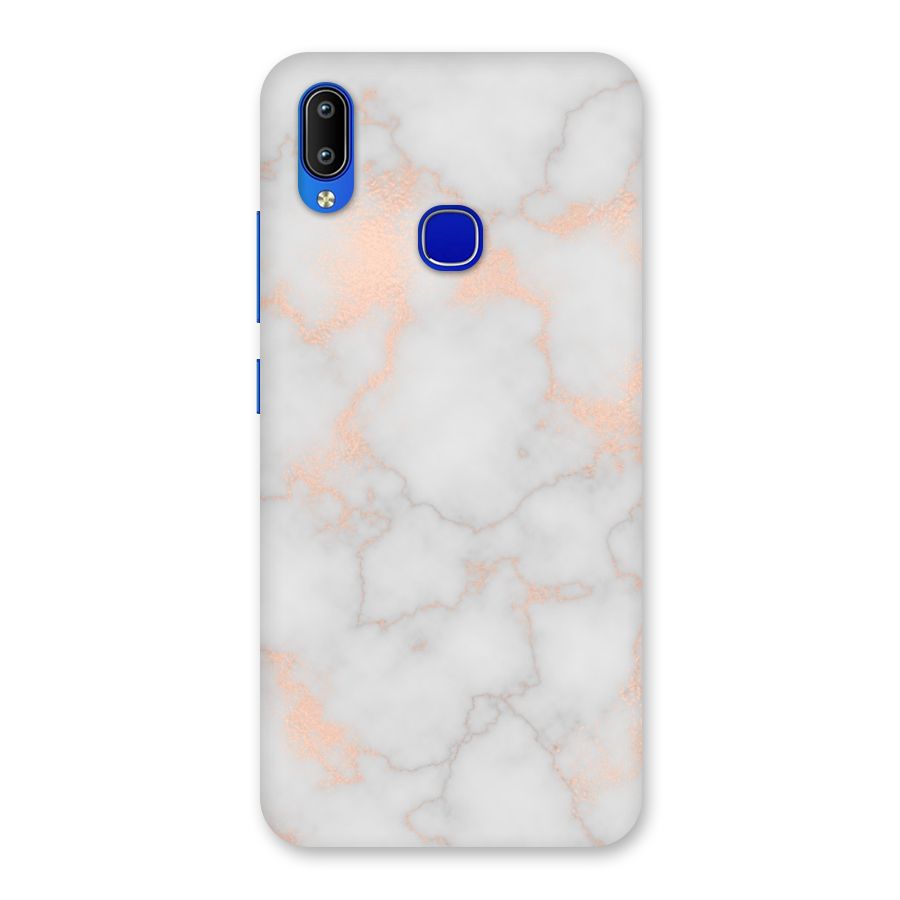 RoseGold Marble Back Case for Vivo Y91