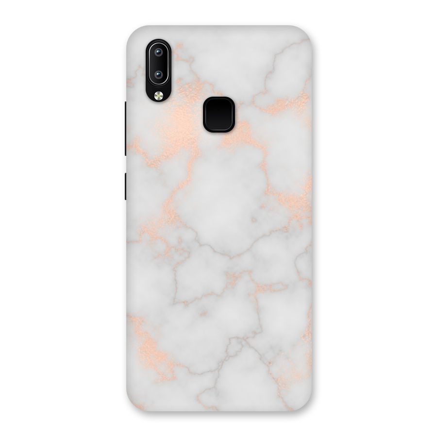 RoseGold Marble Back Case for Vivo Y93