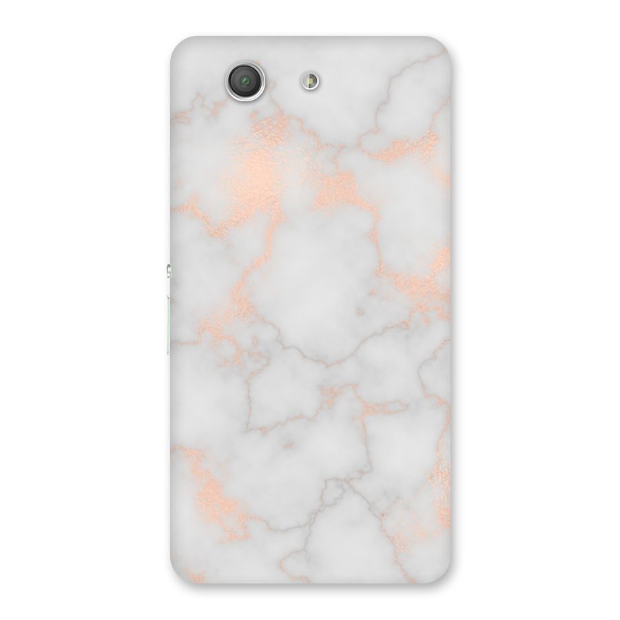 RoseGold Marble Back Case for Xperia Z3 Compact