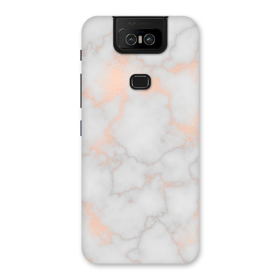RoseGold Marble Back Case for Zenfone 6z