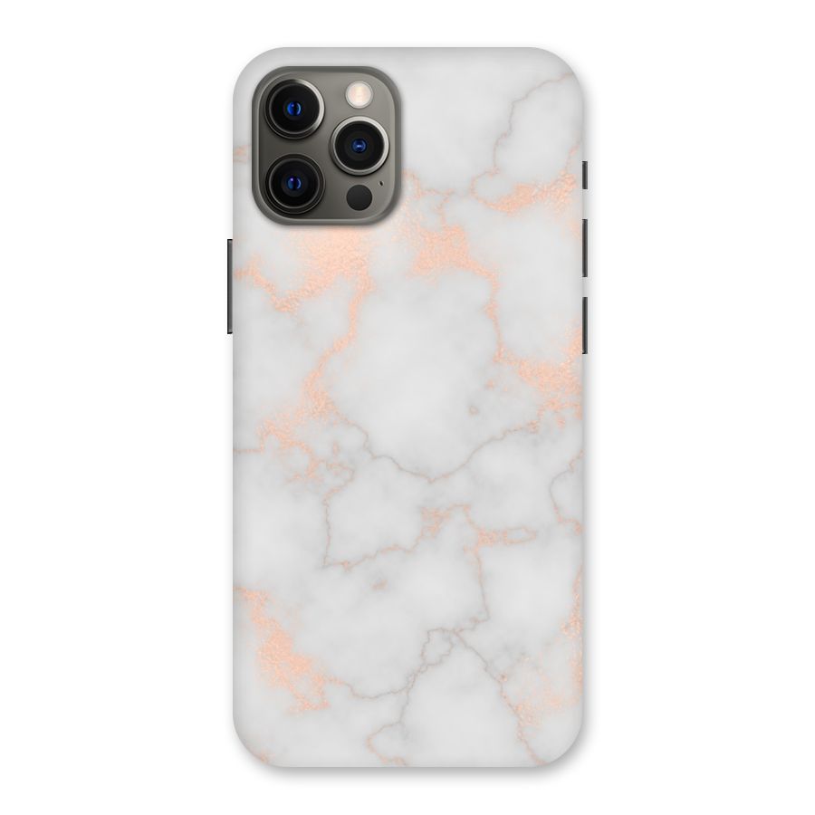 RoseGold Marble Back Case for iPhone 12 Pro Max