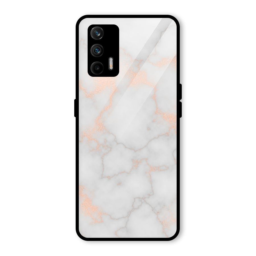 RoseGold Marble Glass Back Case for Realme GT 5G