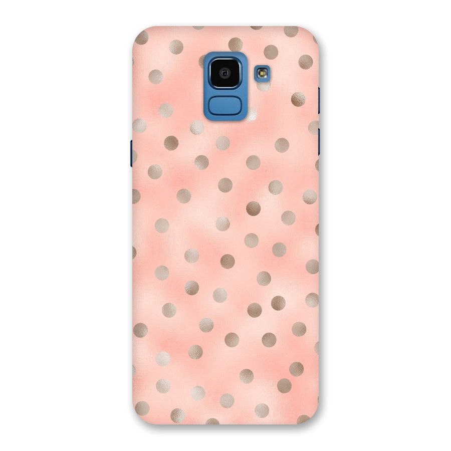 RoseGold Polka Dots Back Case for Galaxy On6