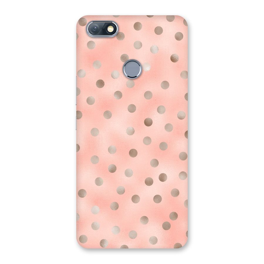 RoseGold Polka Dots Back Case for Infinix Note 5
