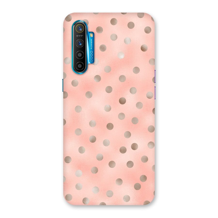 RoseGold Polka Dots Back Case for Realme XT
