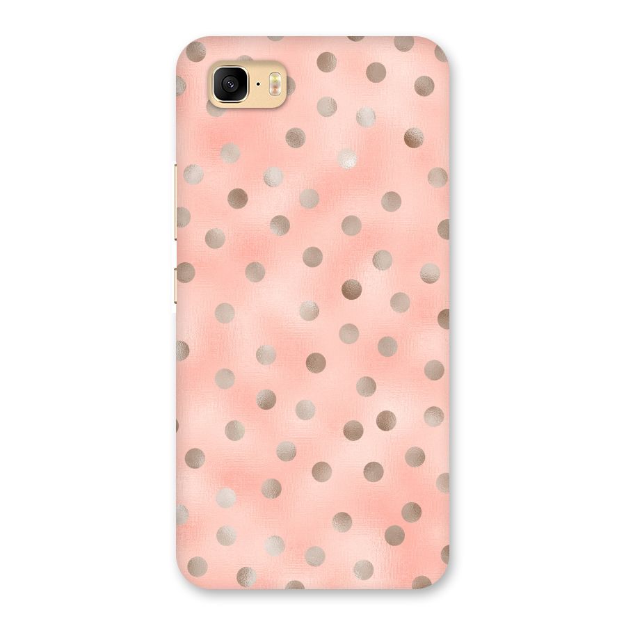 RoseGold Polka Dots Back Case for Zenfone 3s Max