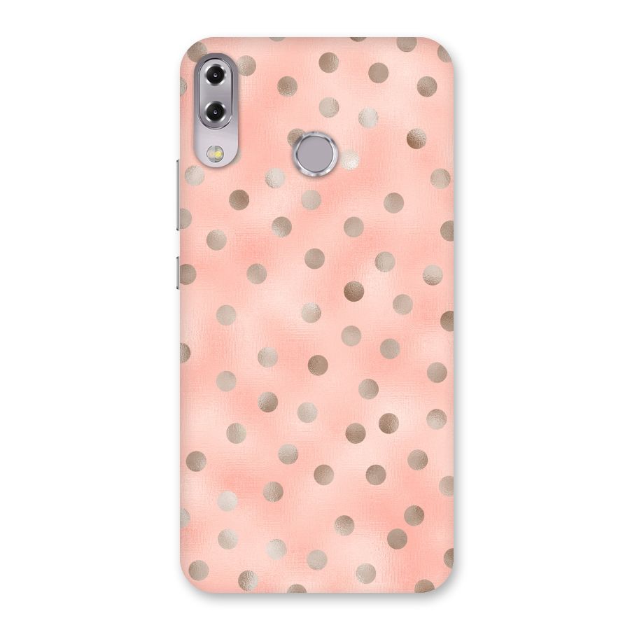 RoseGold Polka Dots Back Case for Zenfone 5Z