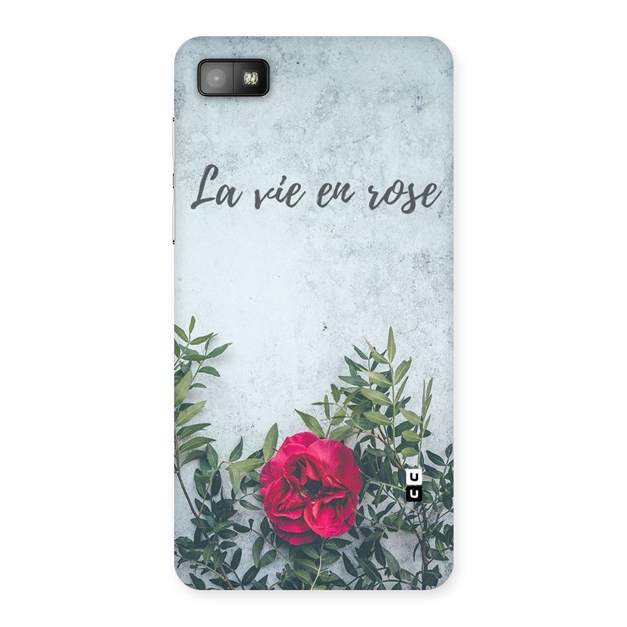 Rose Life Back Case for Blackberry Z10