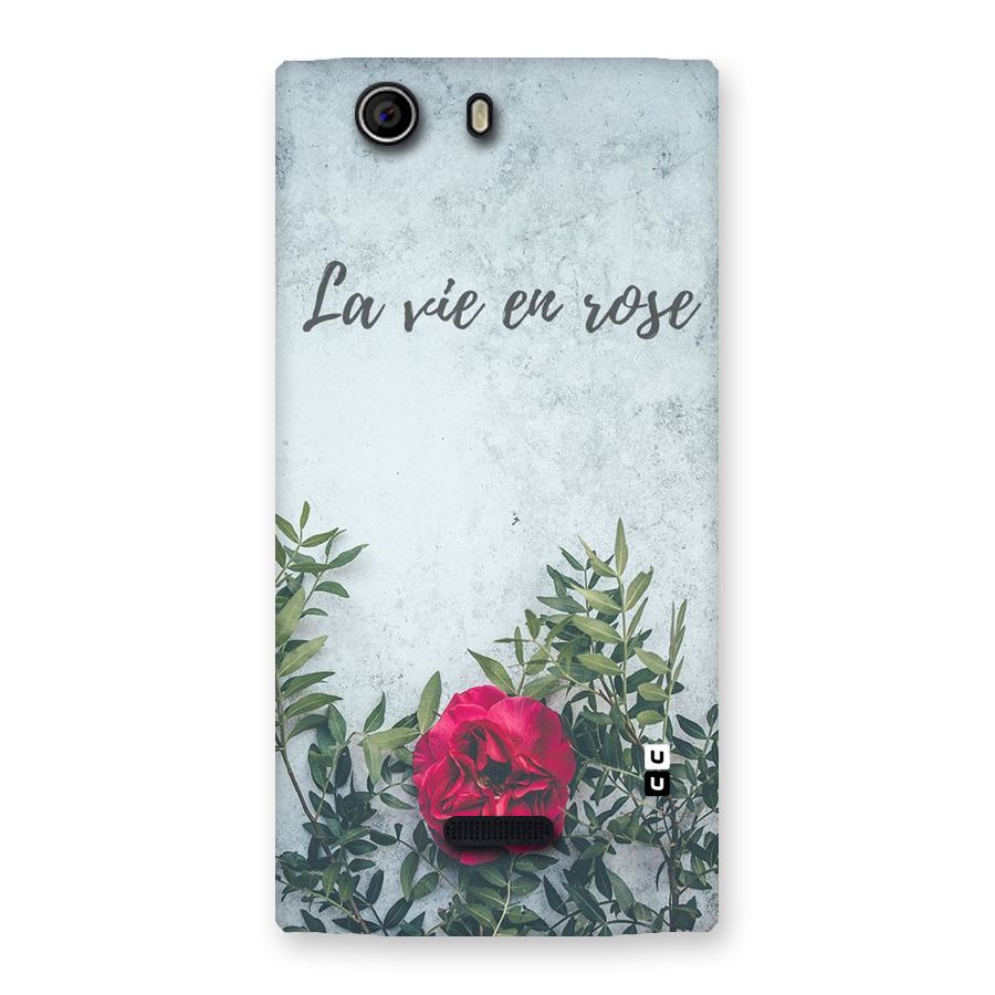 Rose Life Back Case for Canvas Nitro 2 E311