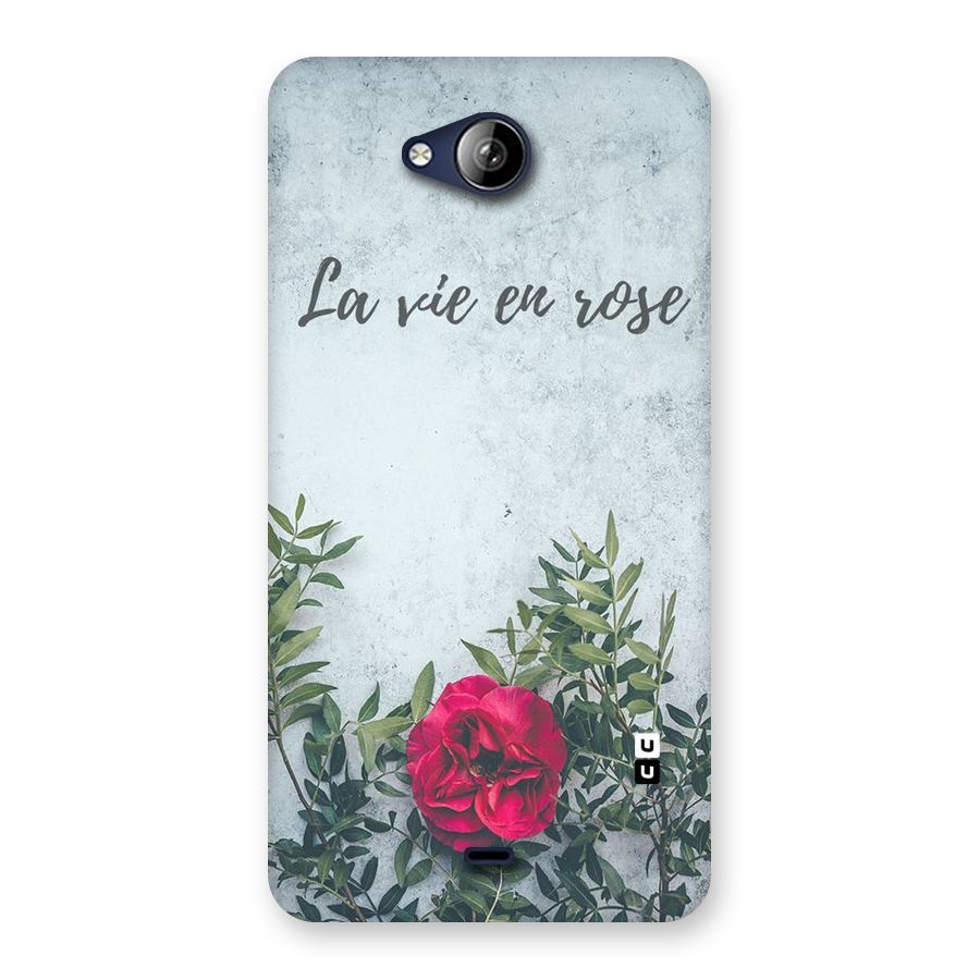 Rose Life Back Case for Canvas Play Q355
