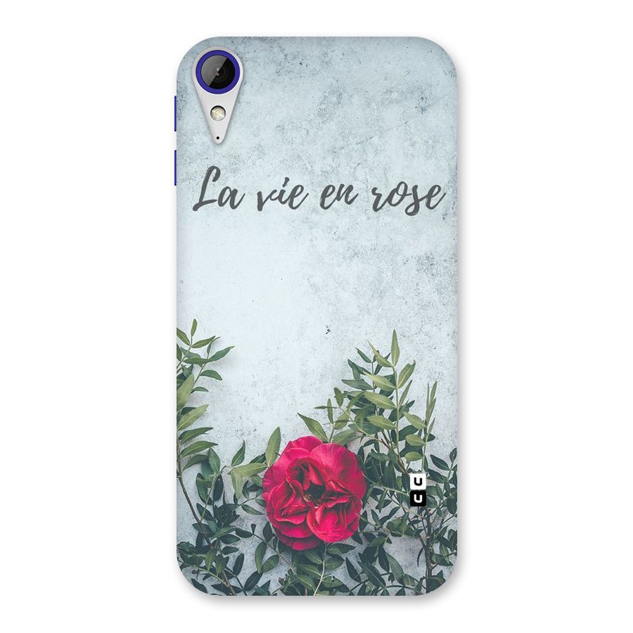 Rose Life Back Case for Desire 830