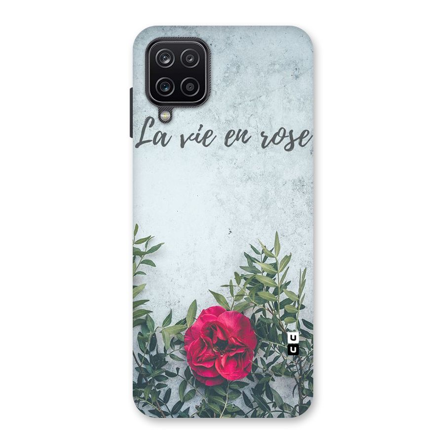 Rose Life Back Case for Galaxy A12