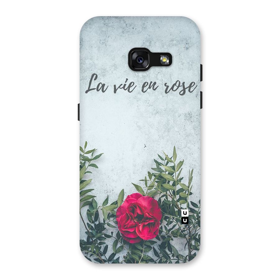 Rose Life Back Case for Galaxy A3 (2017)