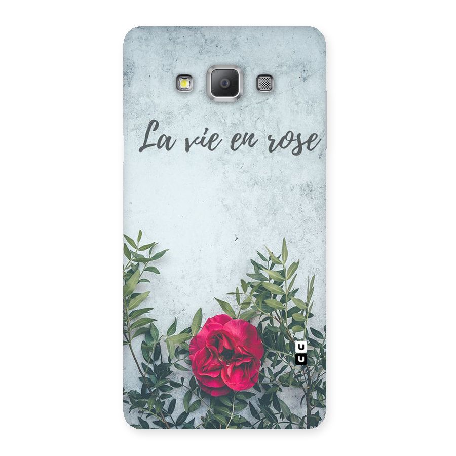 Rose Life Back Case for Galaxy A7