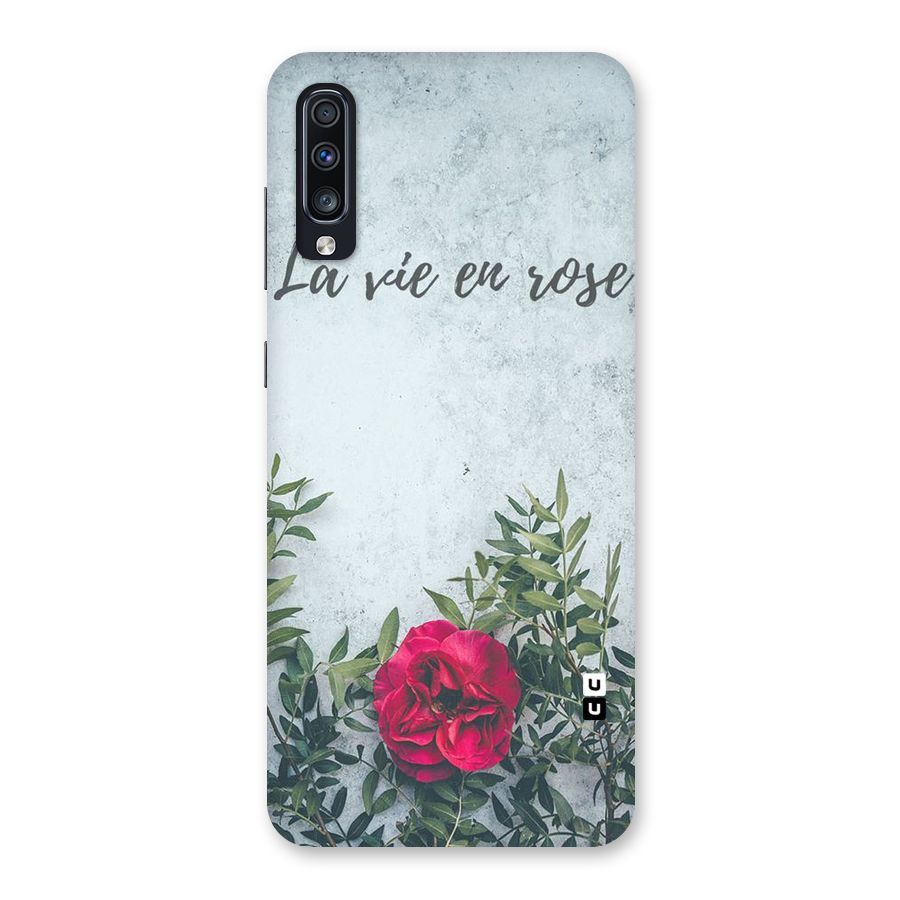 Rose Life Back Case for Galaxy A70s