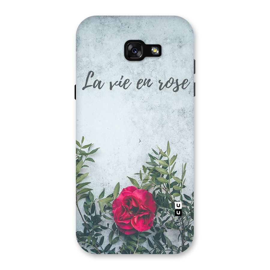 Rose Life Back Case for Galaxy A7 (2017)