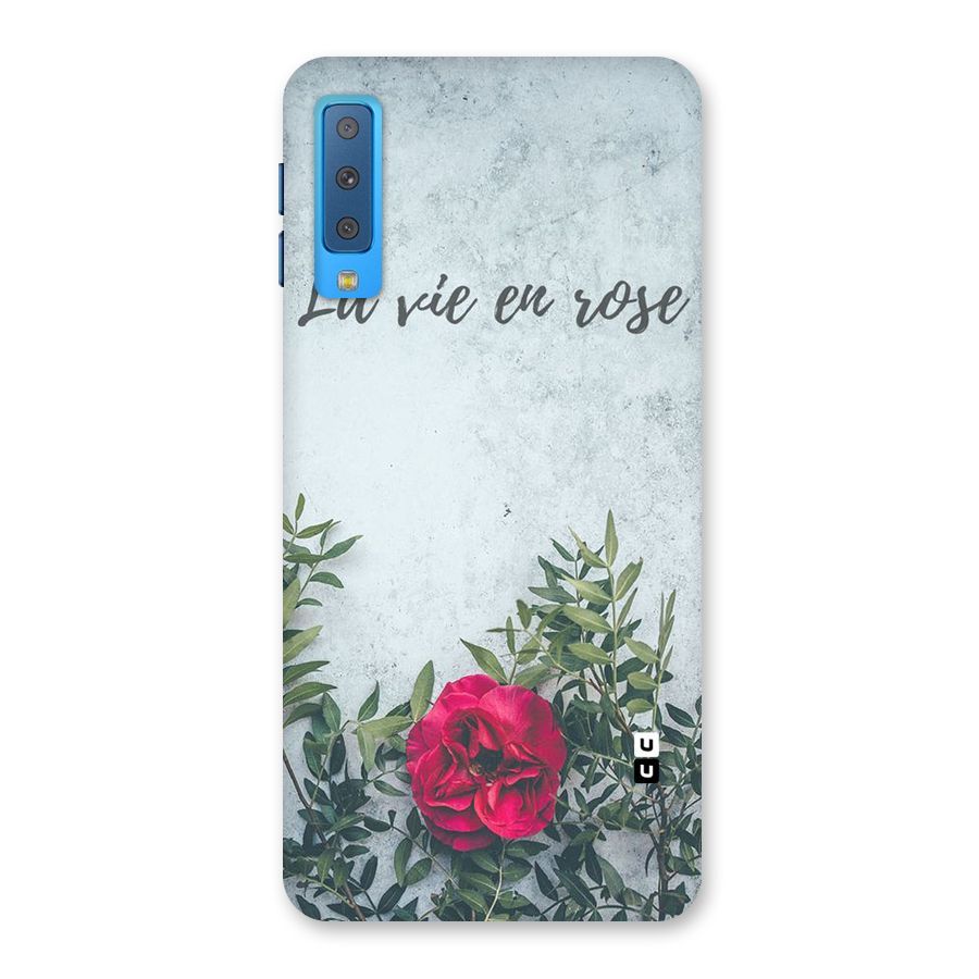 Rose Life Back Case for Galaxy A7 (2018)