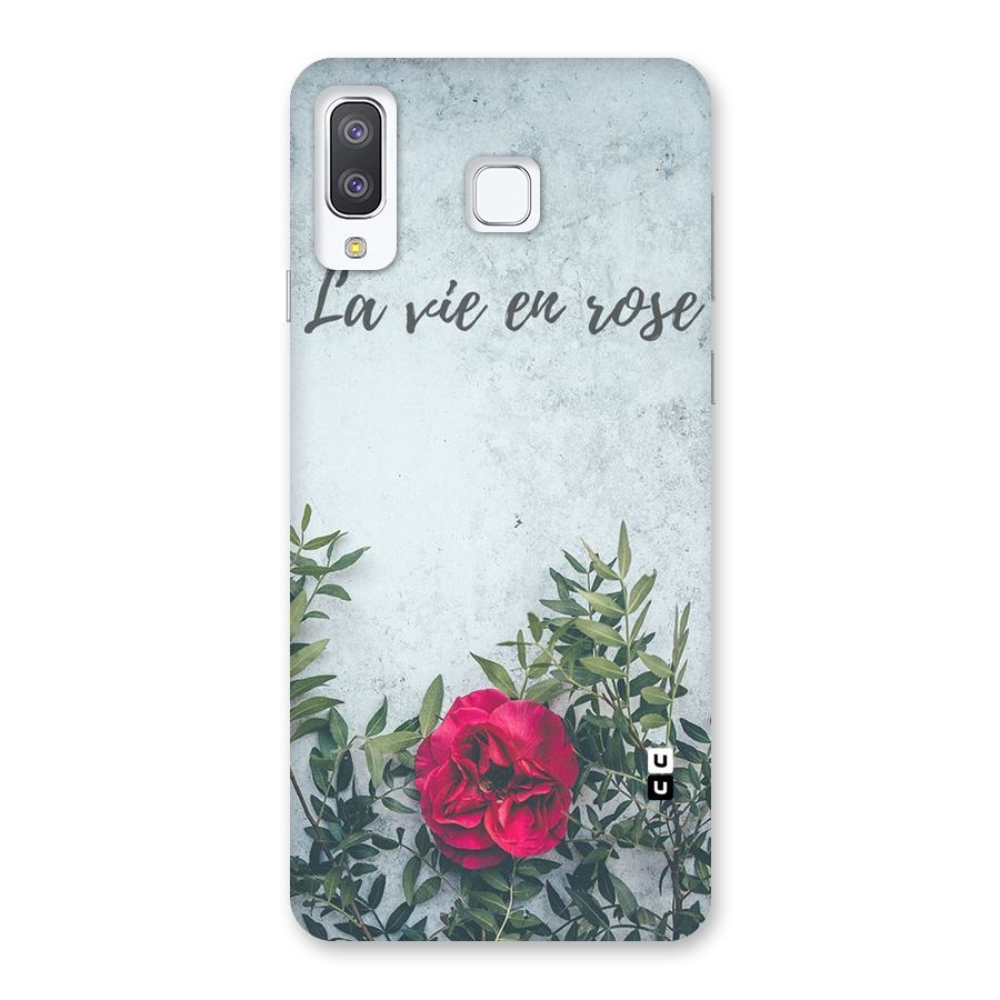 Rose Life Back Case for Galaxy A8 Star