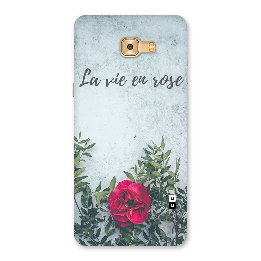 Rose Life Back Case for Galaxy C9 Pro