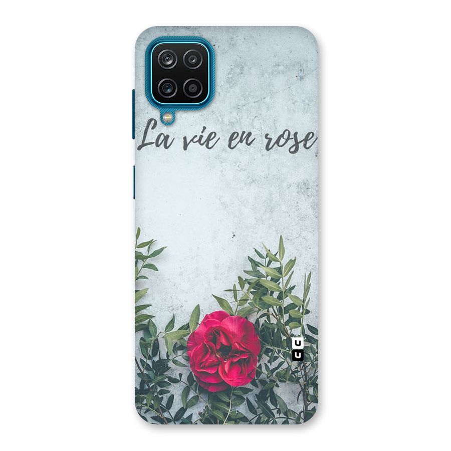 Rose Life Back Case for Galaxy F12