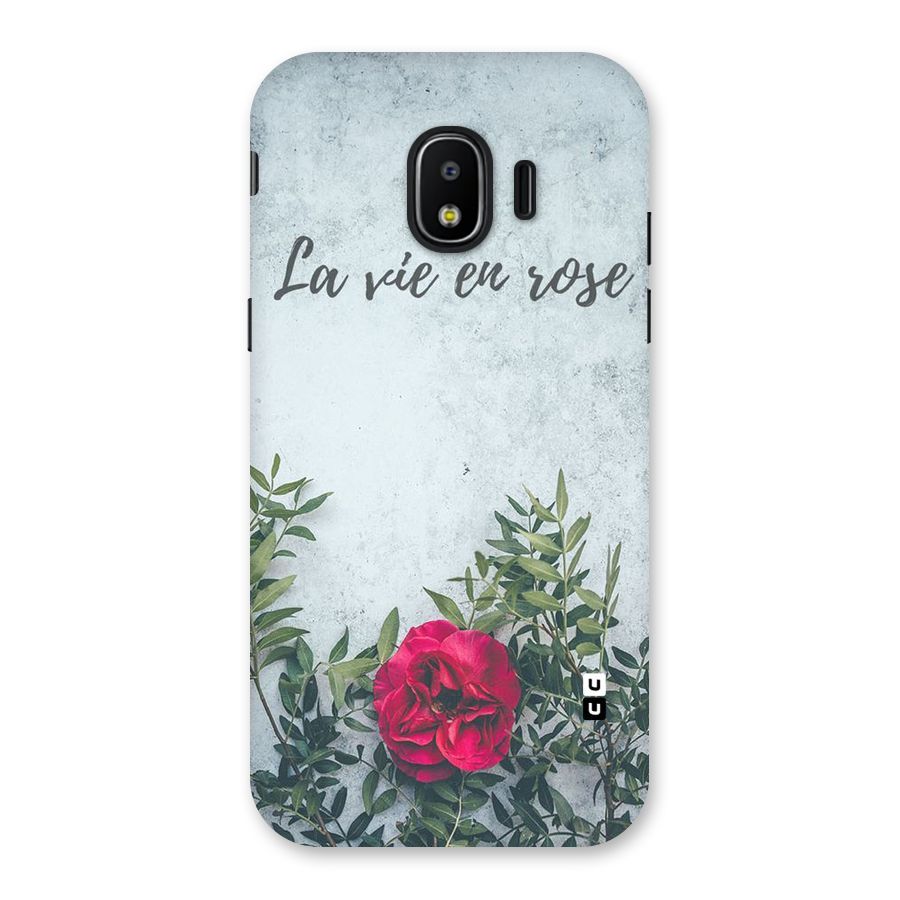 Rose Life Back Case for Galaxy J2 Pro 2018
