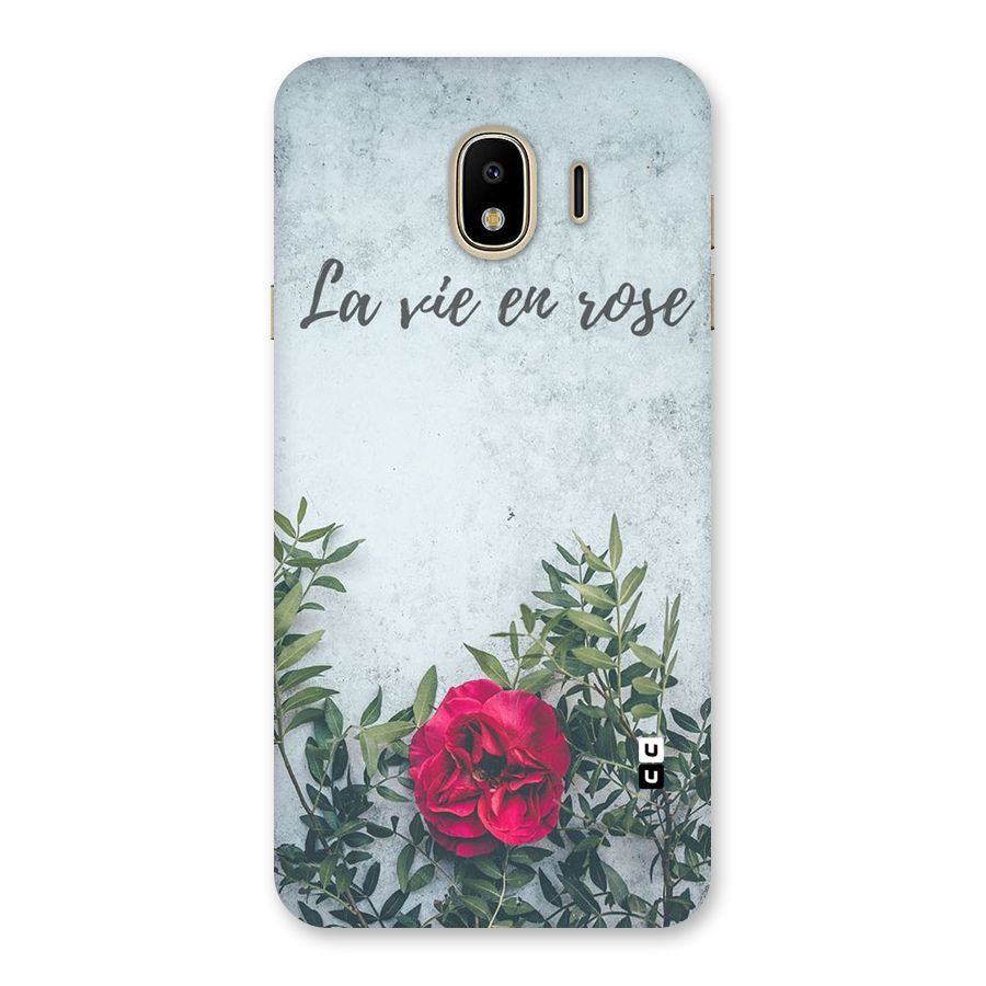 Rose Life Back Case for Galaxy J4